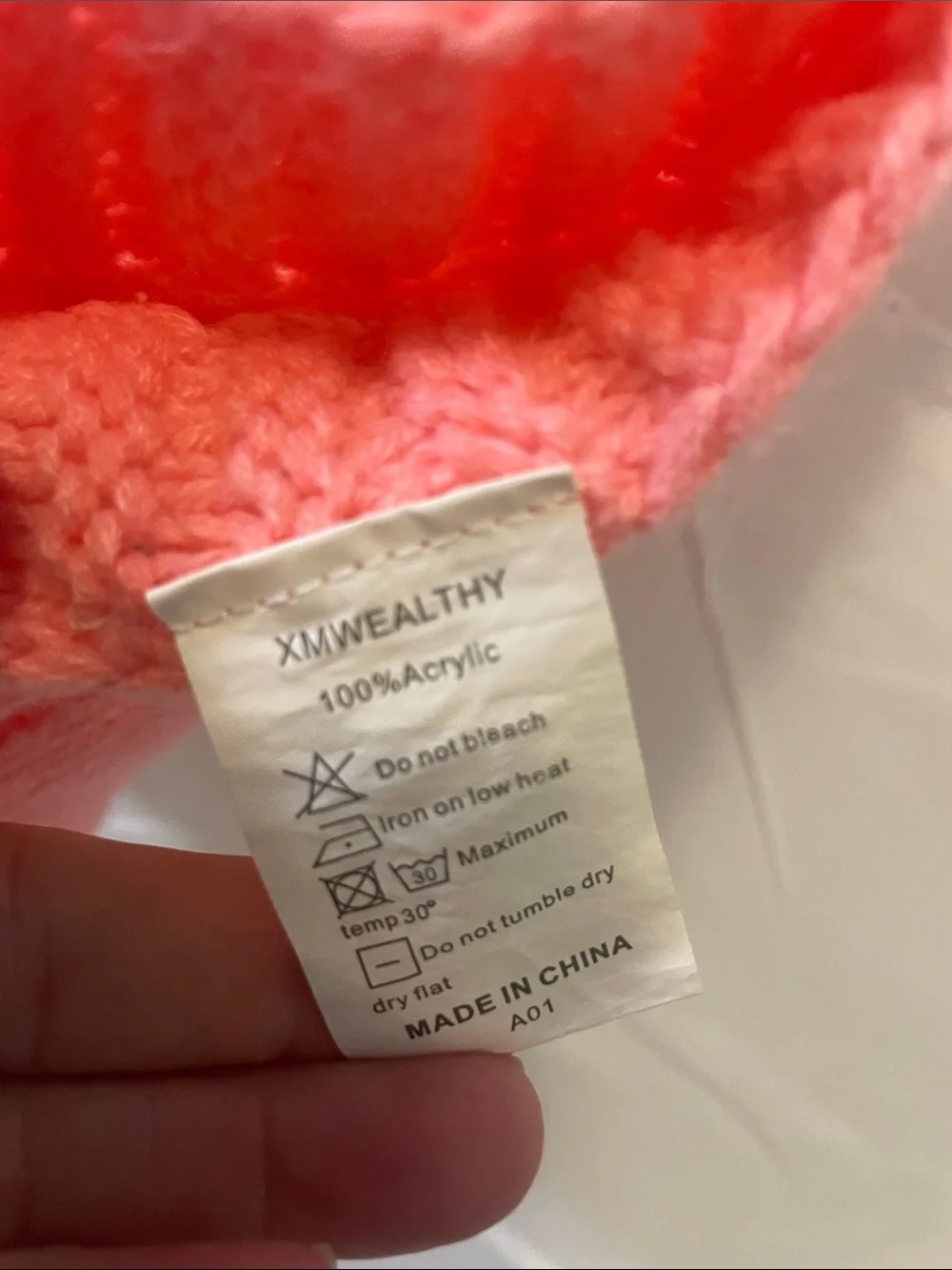 Girls' Coral Hooded Cable-Knit Poncho with Pom